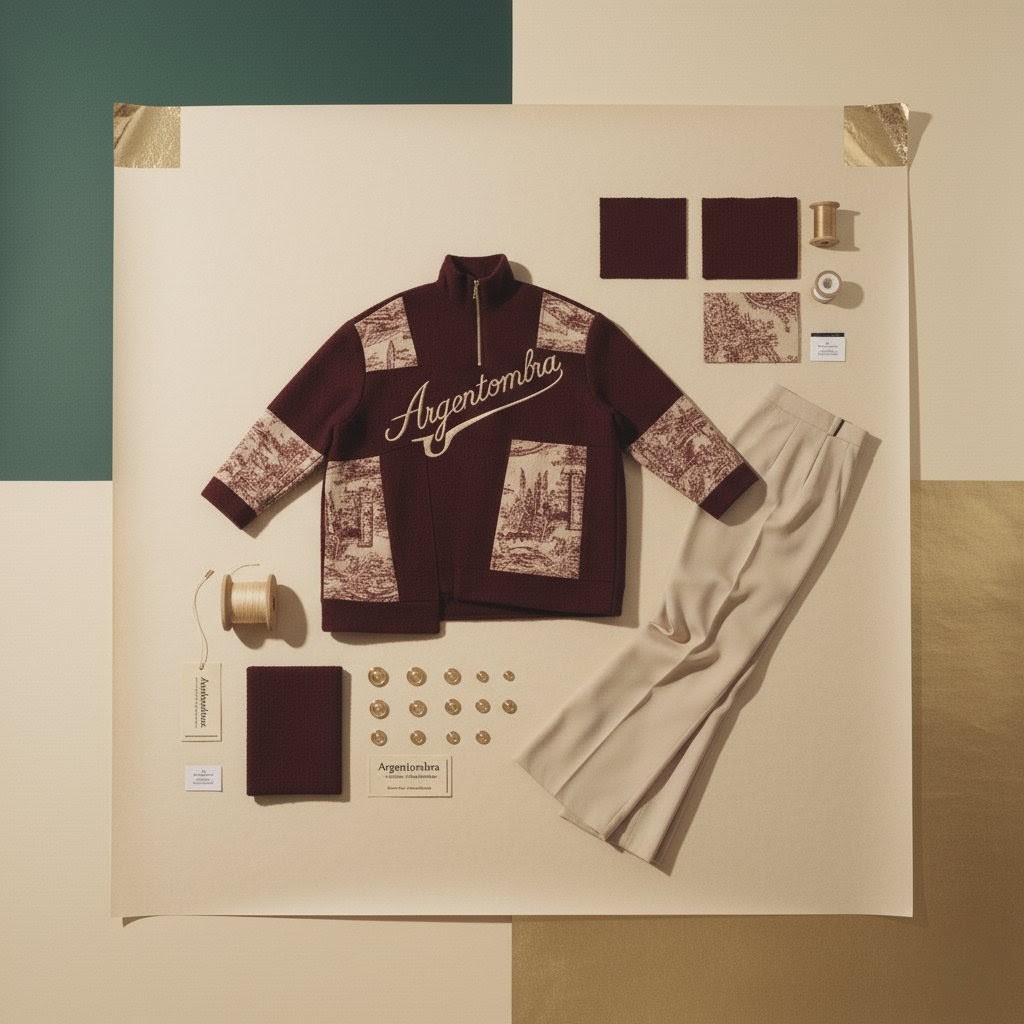 Frosted Almond & Bordeaux